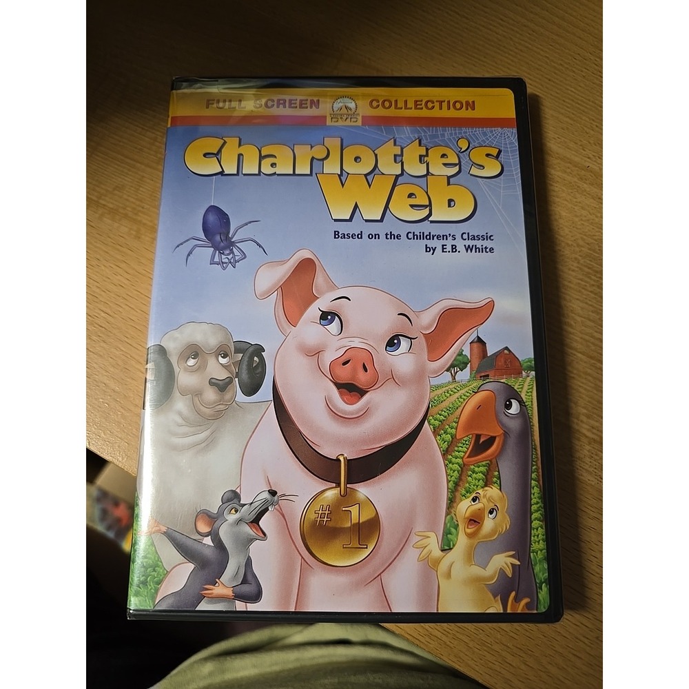 Charlottes Web (DVD, 2001, Full Frame Checkpoint Security Tag) Sealed New